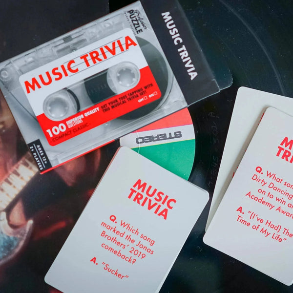 Music Trivia Card Game from Professor Puzzle for sale online at Mostyn