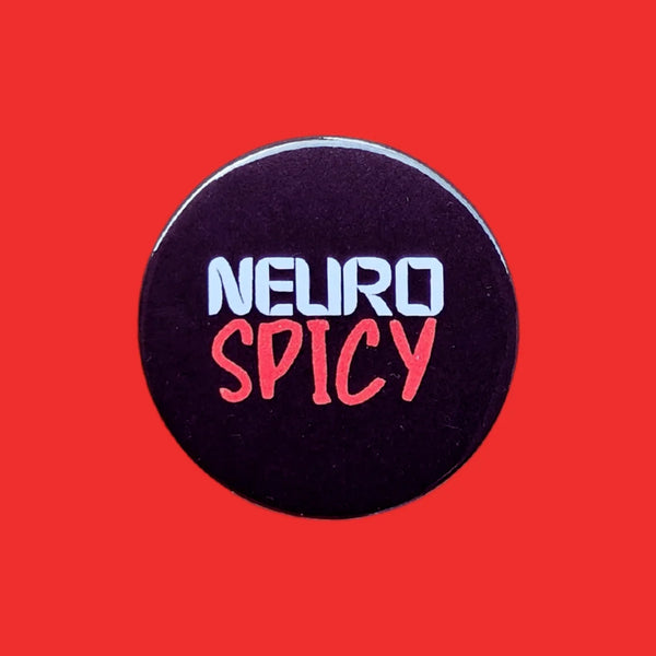Neurp Spicy Pin Badge from Sent with Pride for sale online at Mostyn