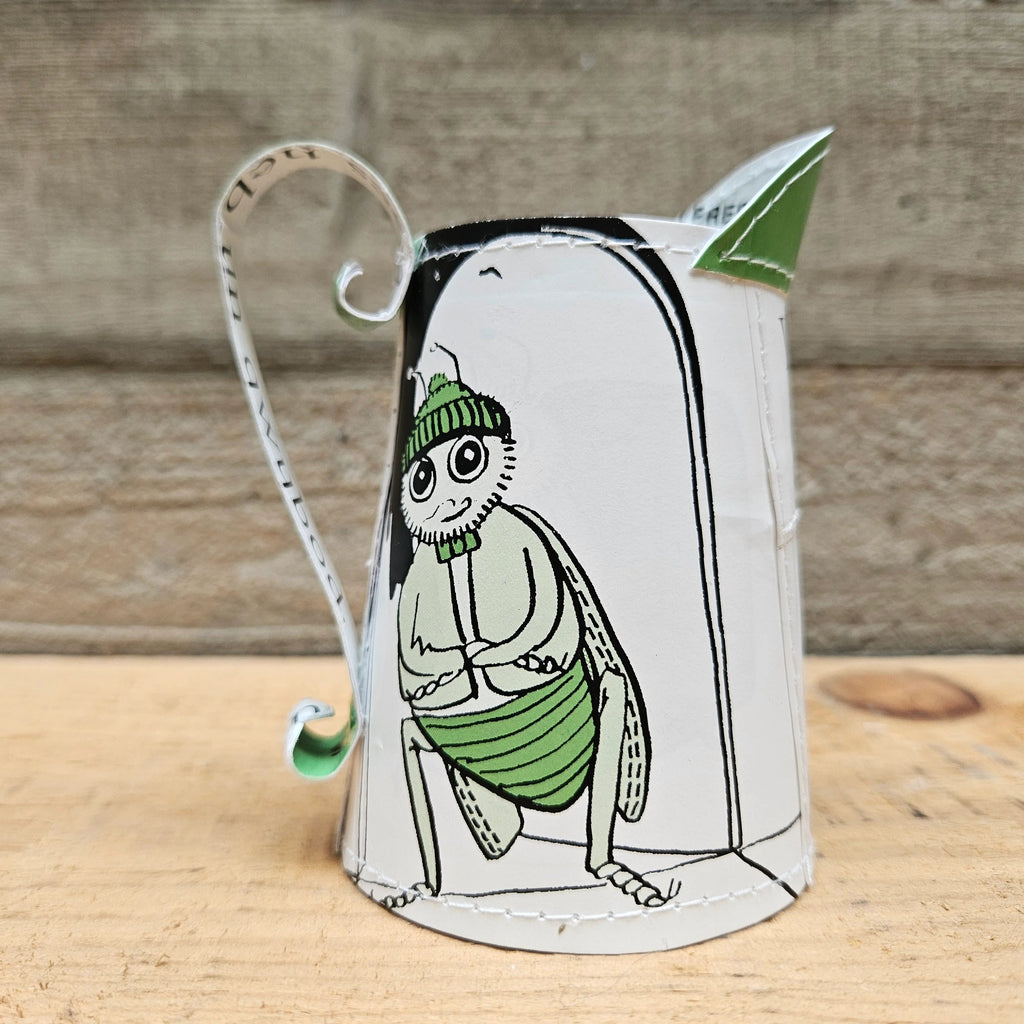 Y Pry Bach Tew Paper Jug Made from the Book Pages #1 | Jennifer Collier ...