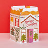 3D Fold-out Festive House Christmas Card from Raspberry Blossom for sale at Mostyn