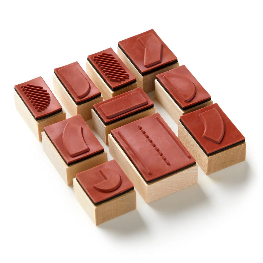 Modular Ink Stamps Alpha Better Stamp a Modular Alphabet Stamp Set | Macmillan| Mostyn– MOSTYN