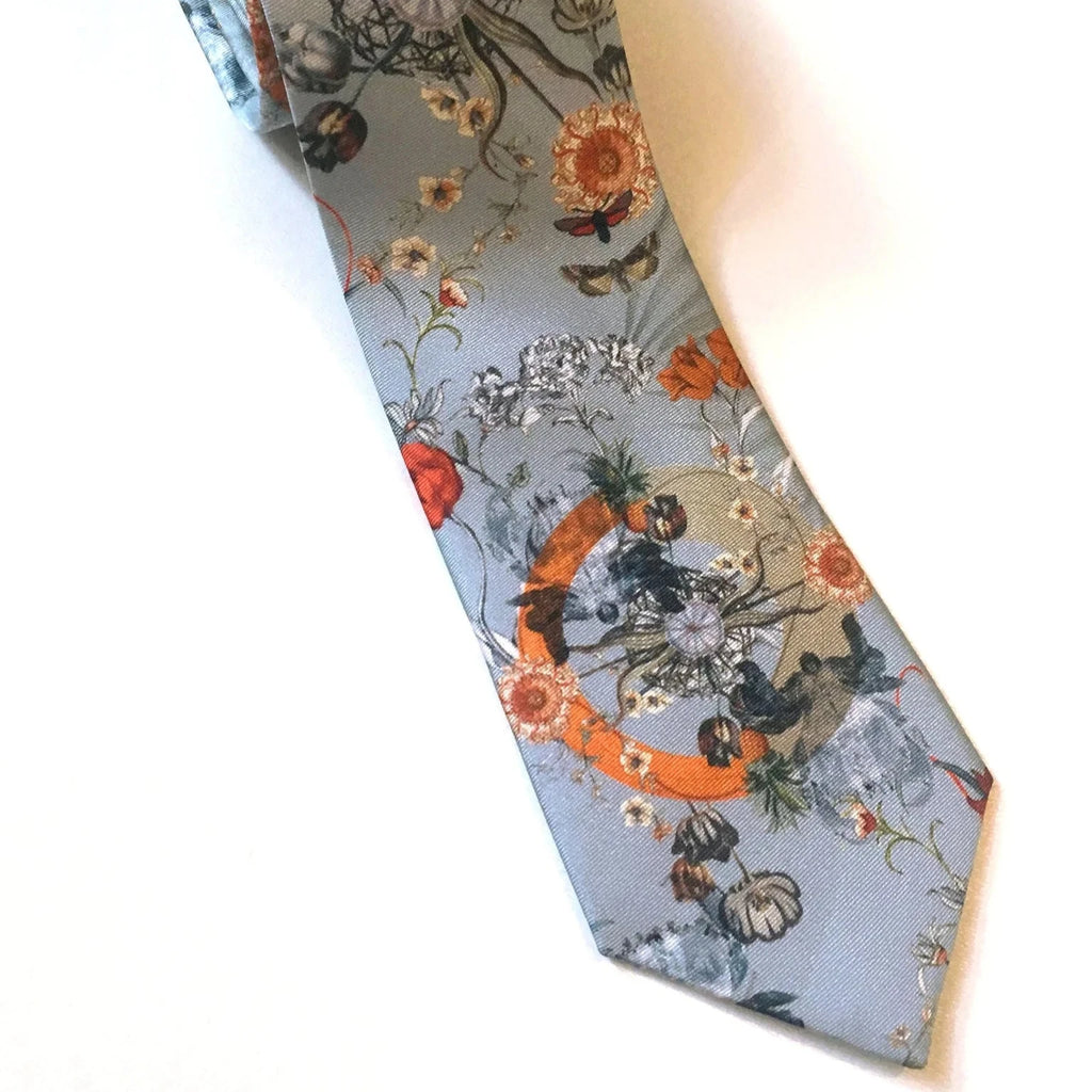 A Evolution Silk Tie by Alice Acreman Silks for sale at Mostyn