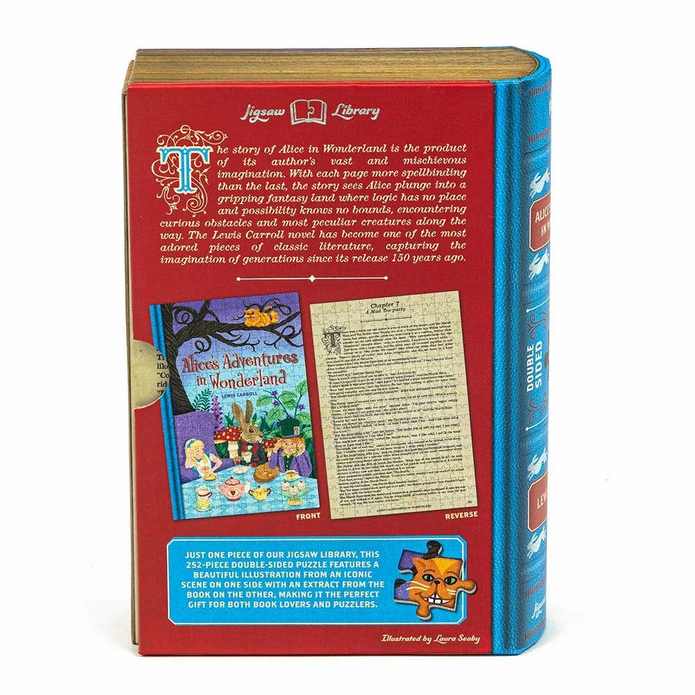 Alice in Wonderland 252 Piece Double Sided Jigsaw from Professor Puzzle for sale at Mostyn