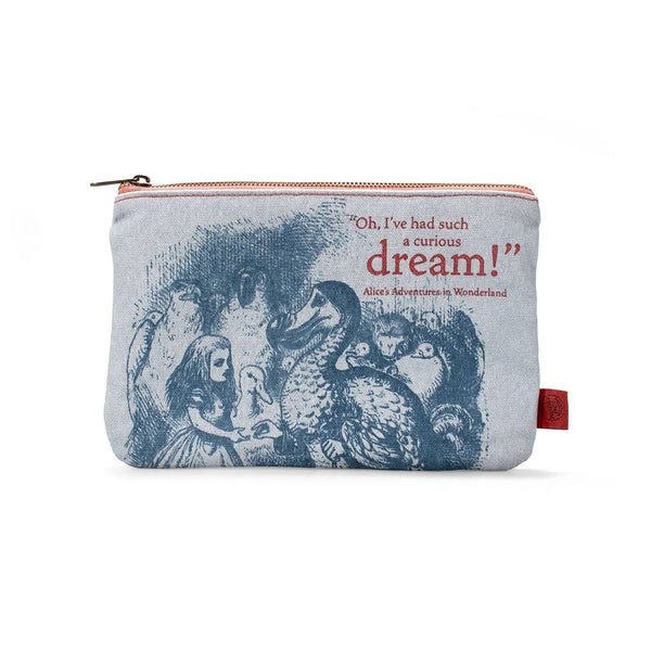 Alice in Wonderland Cotton Purse Pouch from Half Moon Bay for sale at Mostyn