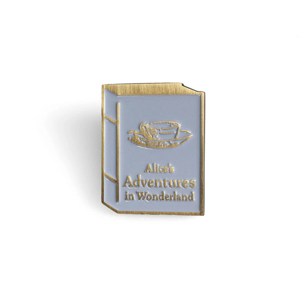 Alice in Wonderland Pin Badge Brooch from Half Moon Bay for sale at Mostyn