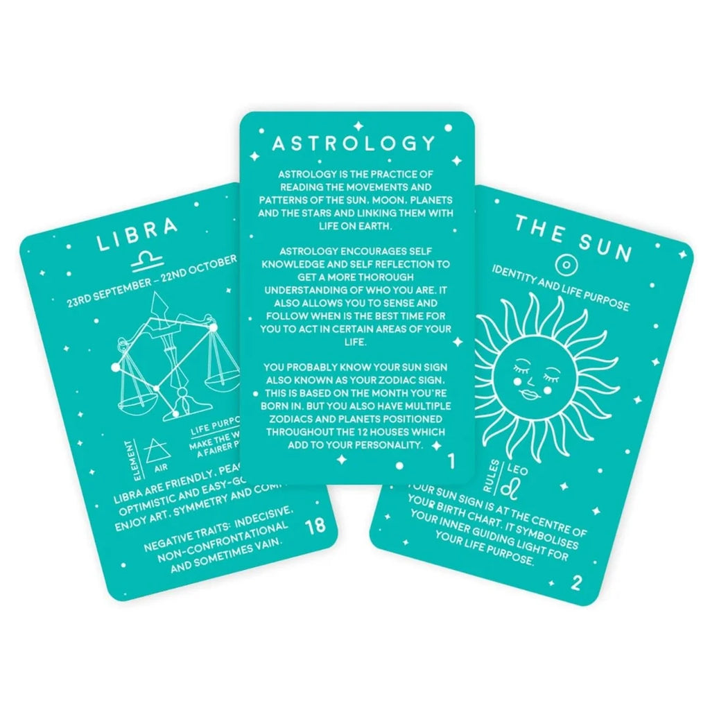 Astrology Cards - Discover your zodiac and decode the stars by Gift Republic for sale at Mostyn