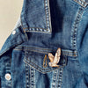 Barn Owl Mini Pin Brooch from Lily Faith for sale at Mostyn