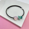 Black Beads Wrap Bracelet from Deryn for sale at Mostyn