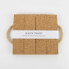 Block Natural Cork Trivet from LIGA for sale at Mostyn 4