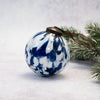 Blue Cheena Christmas Hand Blown Glass Bauble from Bollywood Christmas for sale at Mostyn