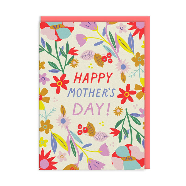 Bright Flowers Happy Mother's Day Card From Ohh Deer for sale at Mostyn