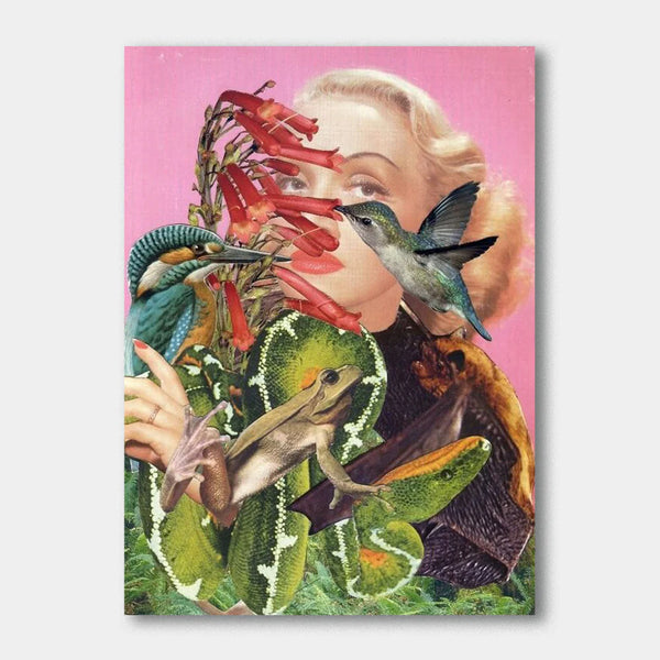 A Call of the Wild A4 Unframed Collage Art Print from LocalHotelParking for sale at Mostyn.