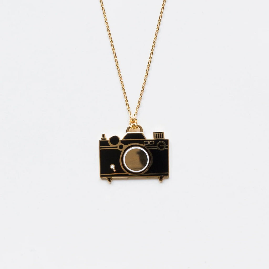 Camera Pendant Necklace from Yellow Owl Workshop for sale at Mostyn 3