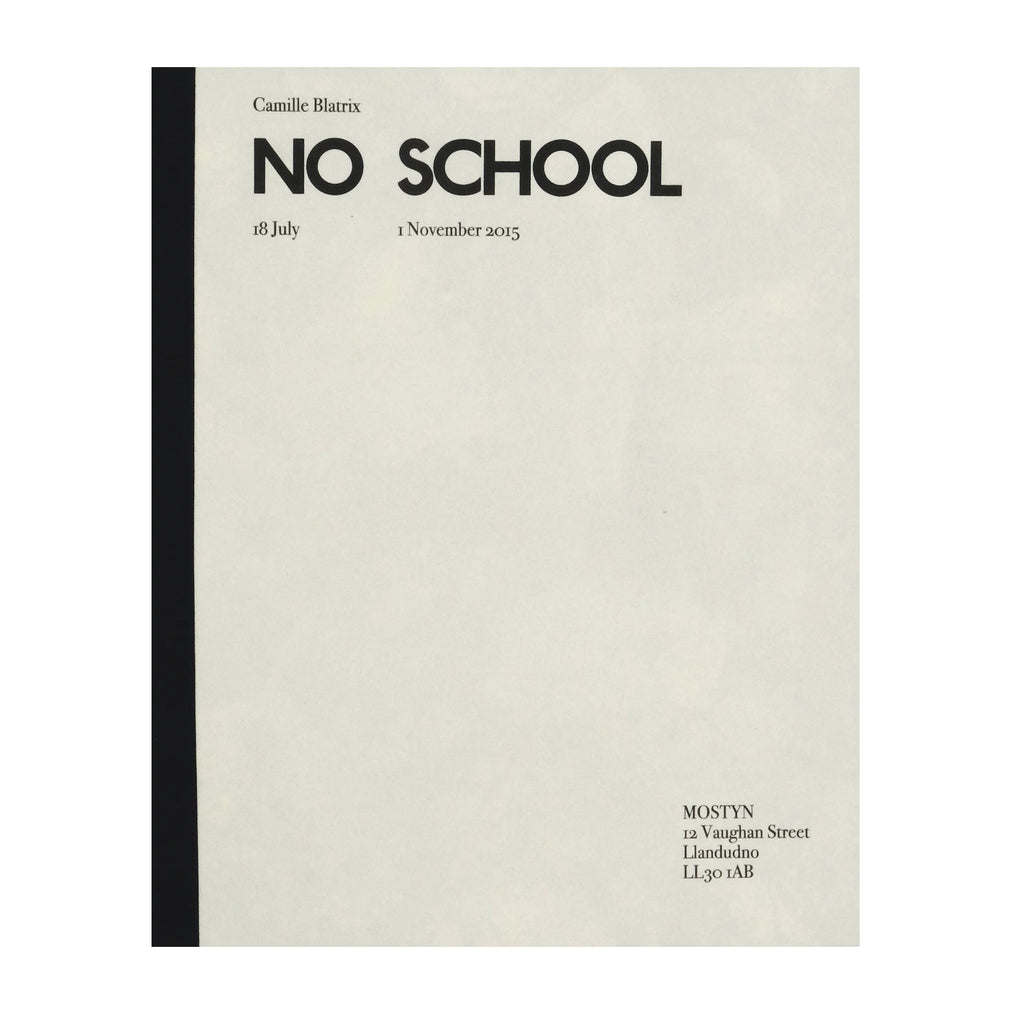 Camille Blatrix No School Ddim Ysgol Alfredo Cramerotti and Camille Blatrix for sale at Mostyn