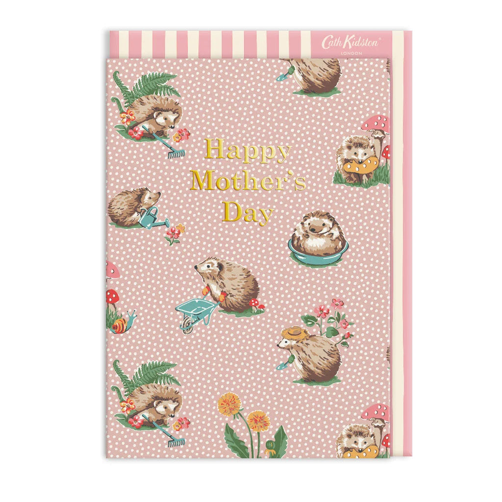 Cath Kidston Hedgehogs Mother's Day Card  from Ohh Deer for sale at Mostyn