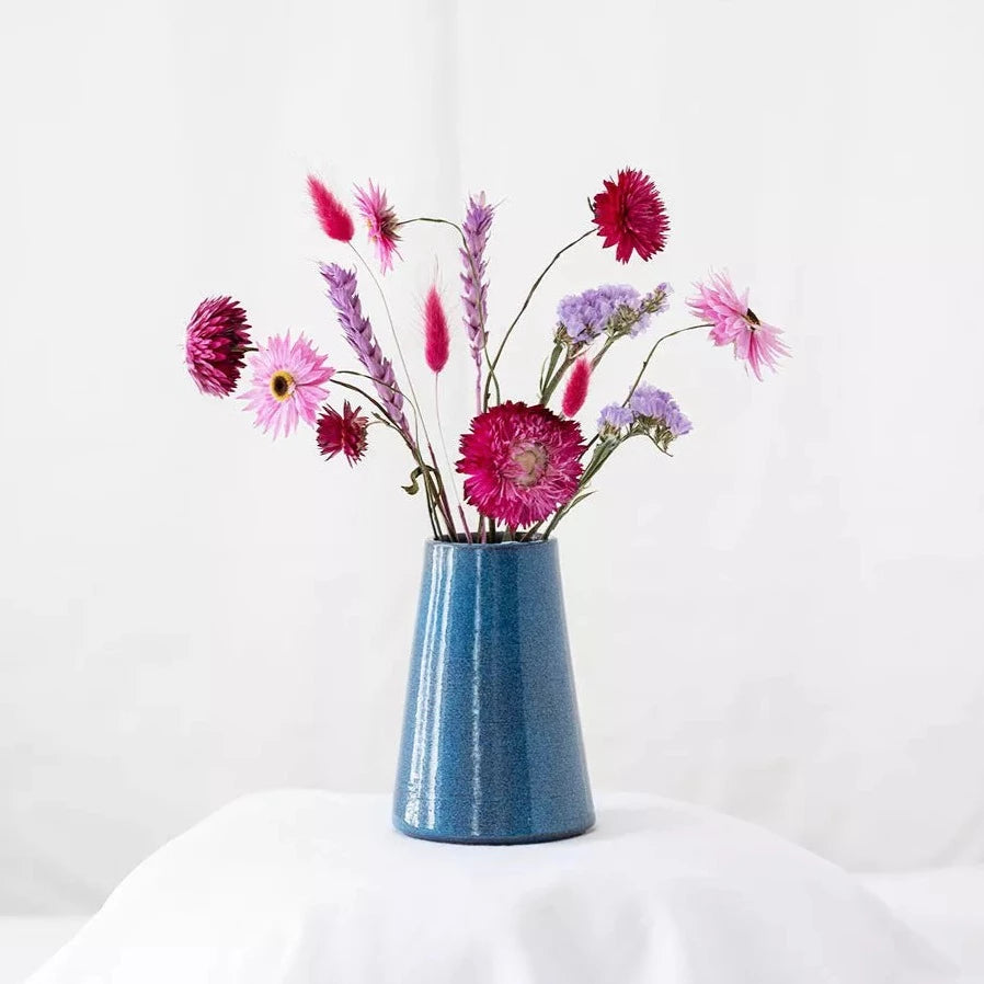 A Box of Cerise Dried Flower Stems from Bookblock-Dried flowers for sale at Mostyn