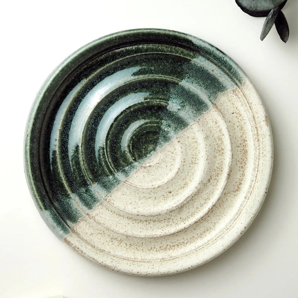 A Handcrafted Mountains Ceramic Soap Dish from Charlotte Manser for sale at Mostyn