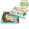 Children's Cardboard Woodland Learn to Stitch Activity Kit from Rex London for sale at Mostyn 