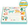 Children's Cardboard Woodland Learn to Stitch Activity Kit from Rex London for sale at Mostyn 