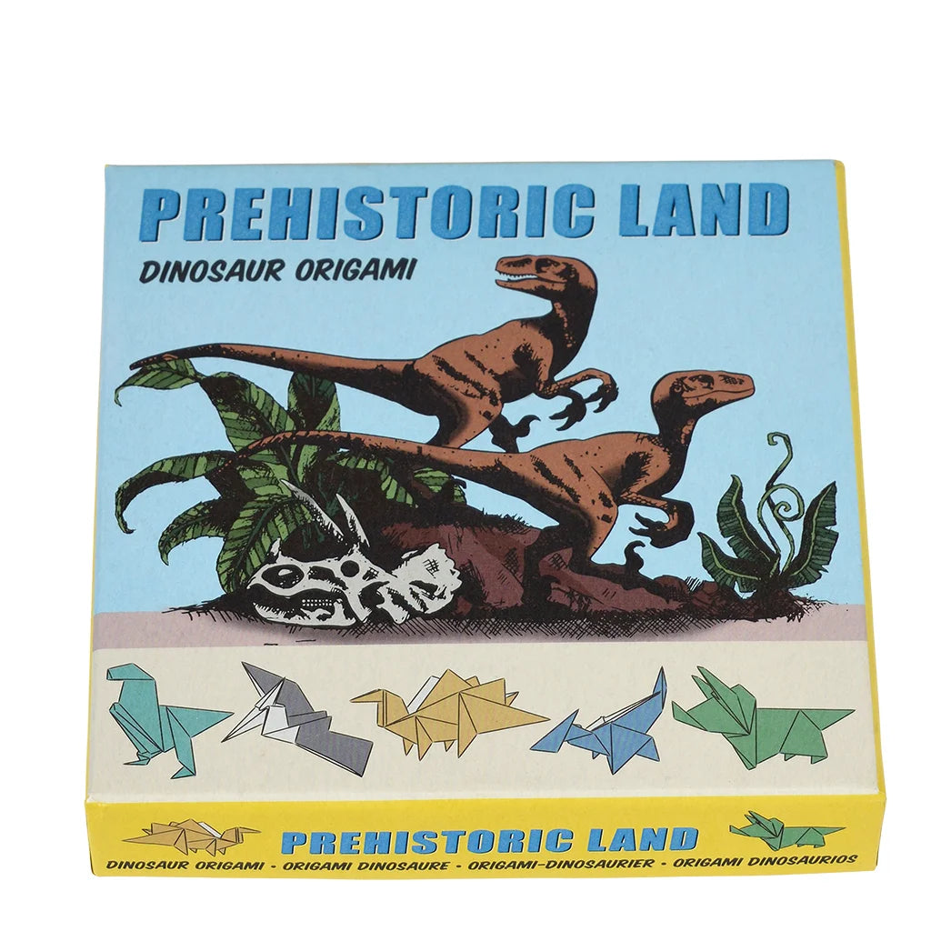 Children's Origami Kit Prehistoric Land Dinosaur Origami from Rex London for sale at Mostyn