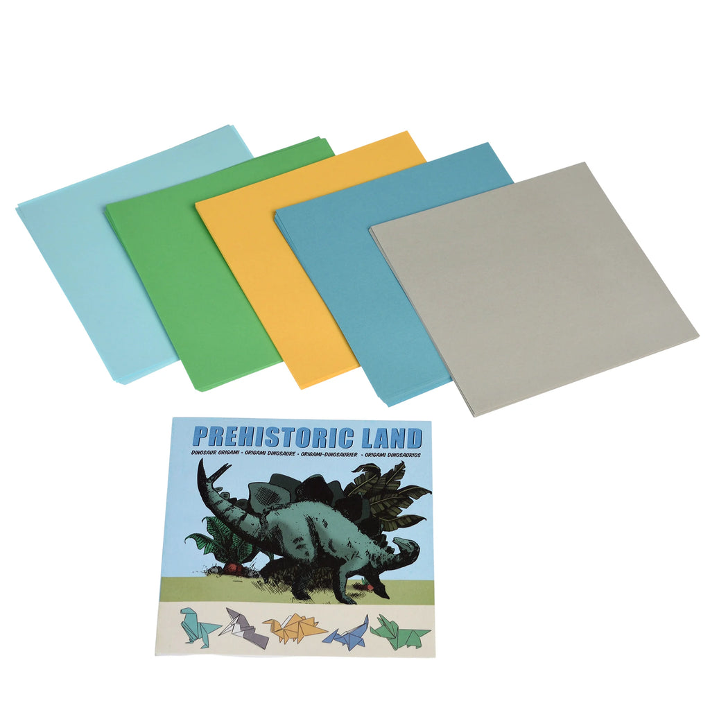 Children's Origami Kit Prehistoric Land Dinosaur Origami from Rex London for sale at Mostyn