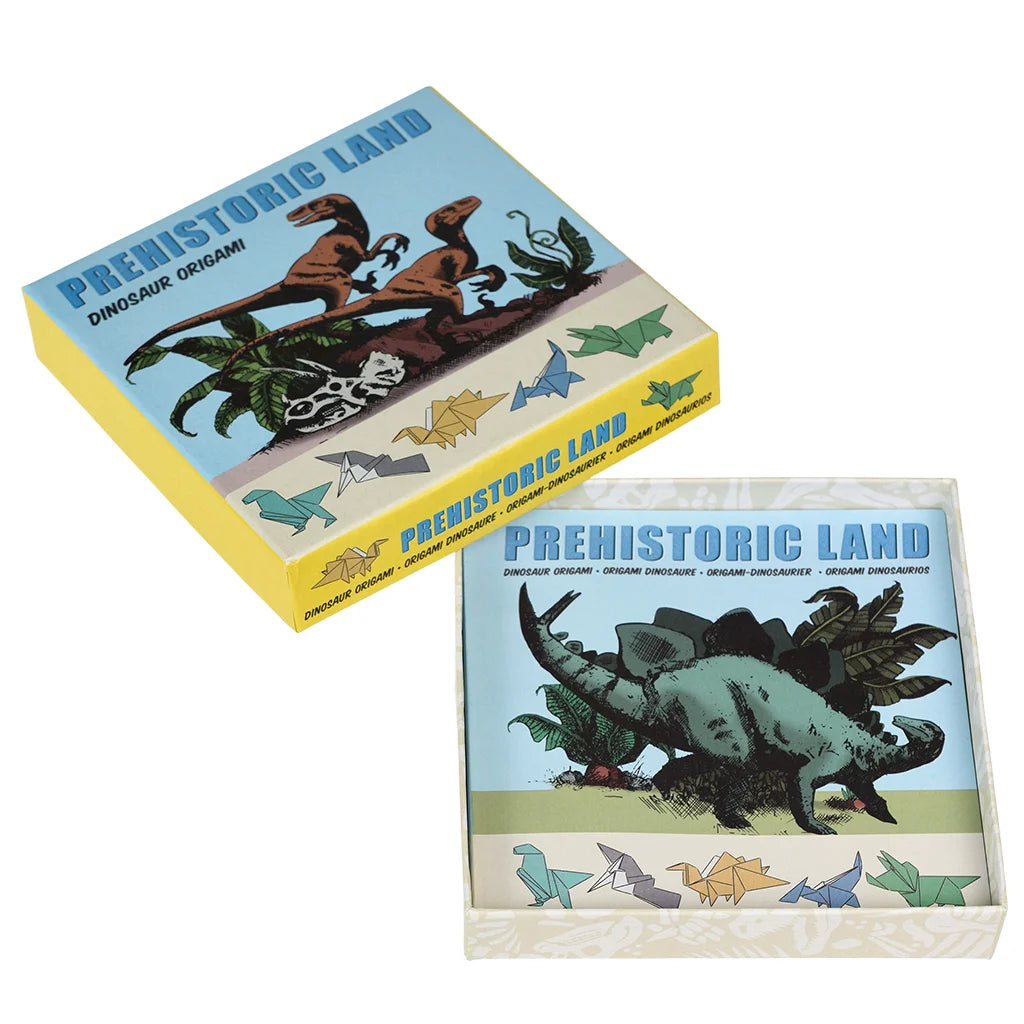 Children's Origami Kit Prehistoric Land Dinosaur Origami from Rex London for sale at Mostyn
