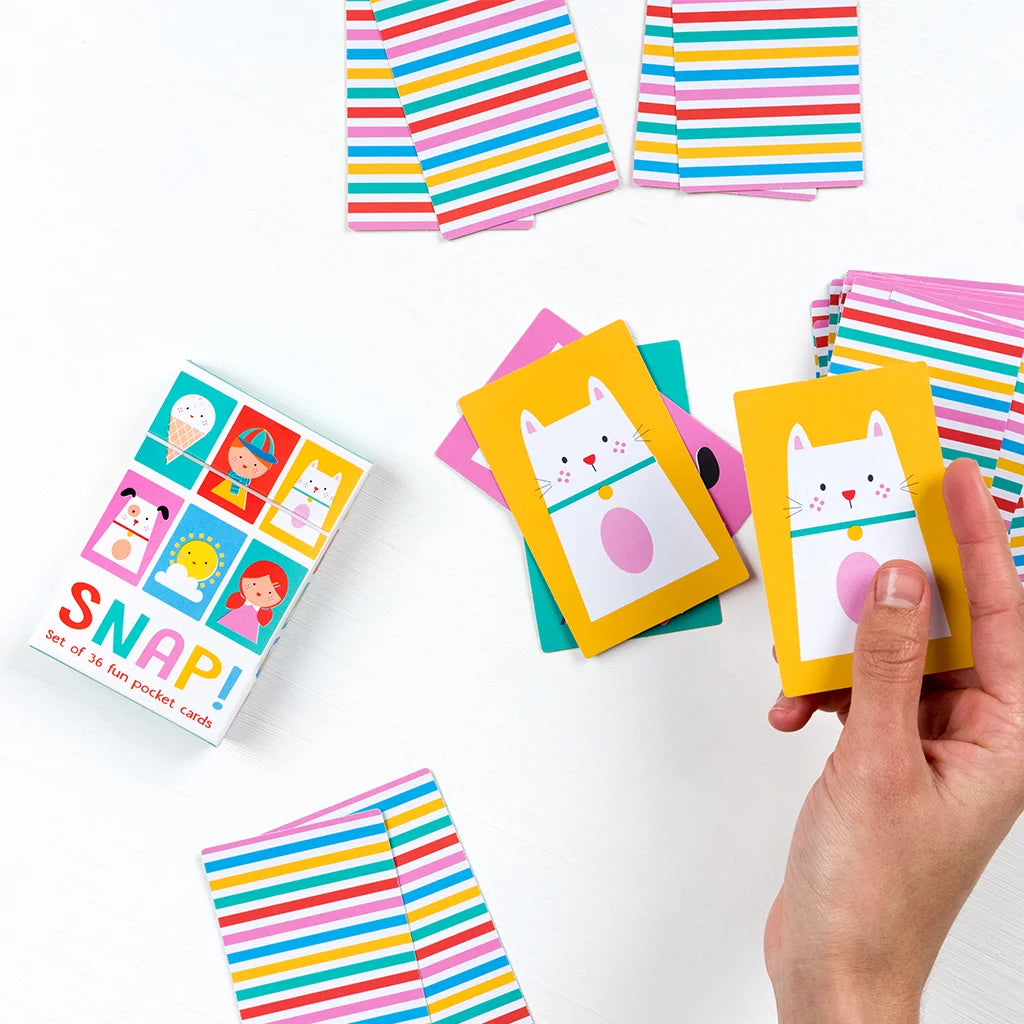 Colourful Characters Children's Snap Card Game from Rex London for sale at Mostyn 