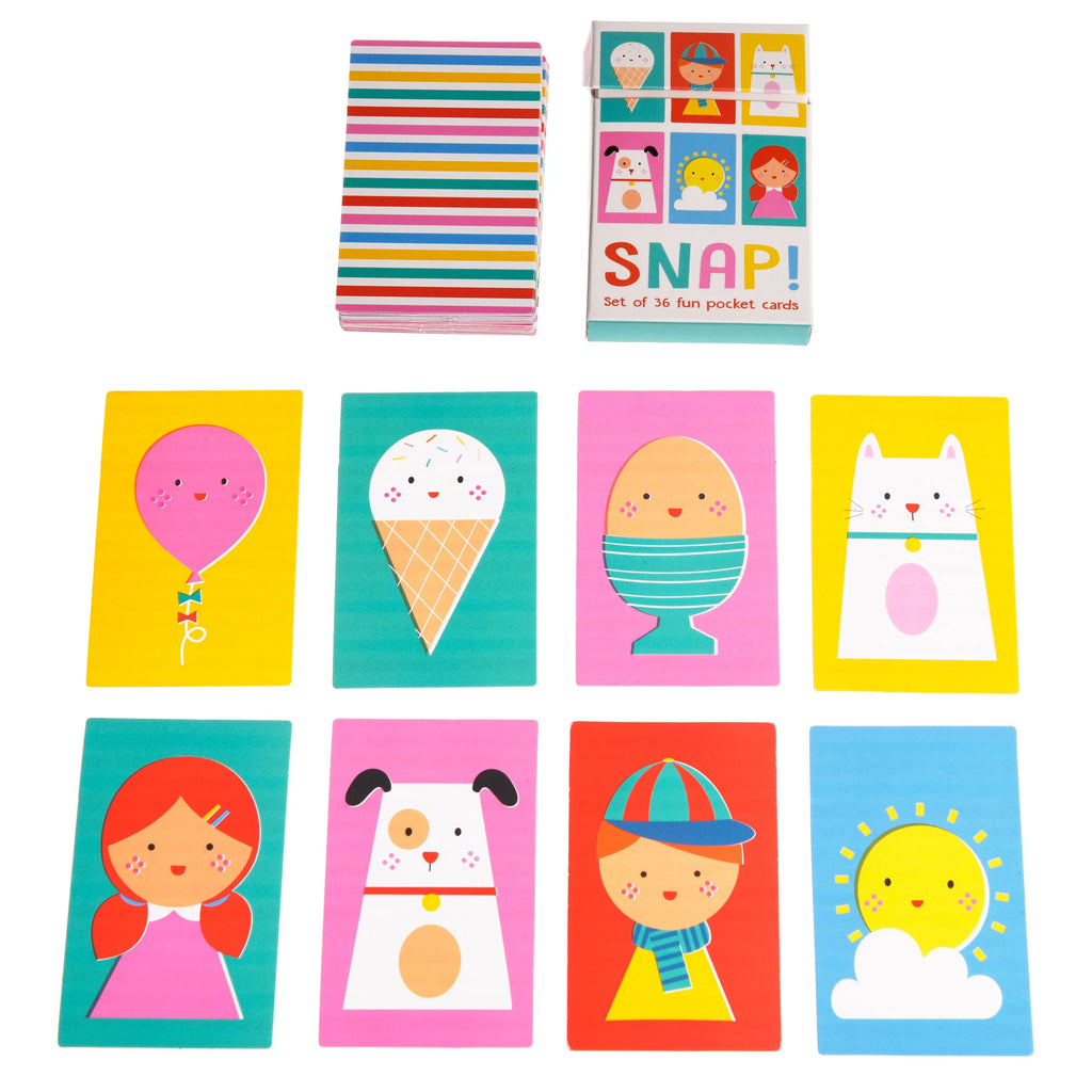 Colourful Characters Children's Snap Card Game from Rex London for sale at Mostyn