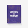 Complete the Sentence Word Game Cards from The school of life for sale at Mostyn