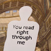 Cream Skeleton Leather Bookmark from Ark Colour Design for sale at Mostyn