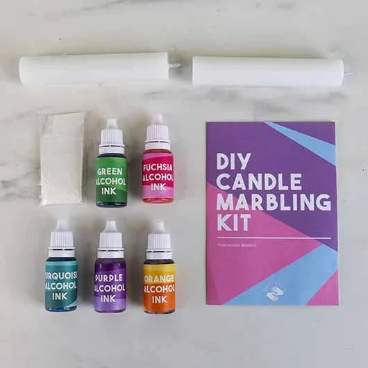 DIY Candle Marbling Kit by Gift Republic for sale at Mostyn