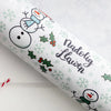 Snowmen Welsh Language Christmas Gift Wrap Set from Draenog for sale at Mostyn