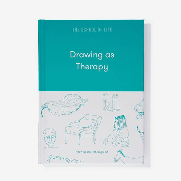 Drawing As Therapy Art Book from The school of life for sale at Mostyn
