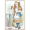Drink Me Alice in Wonderland Wooden Postcard from The Wooden Postcard Company for sale at Mostyn
