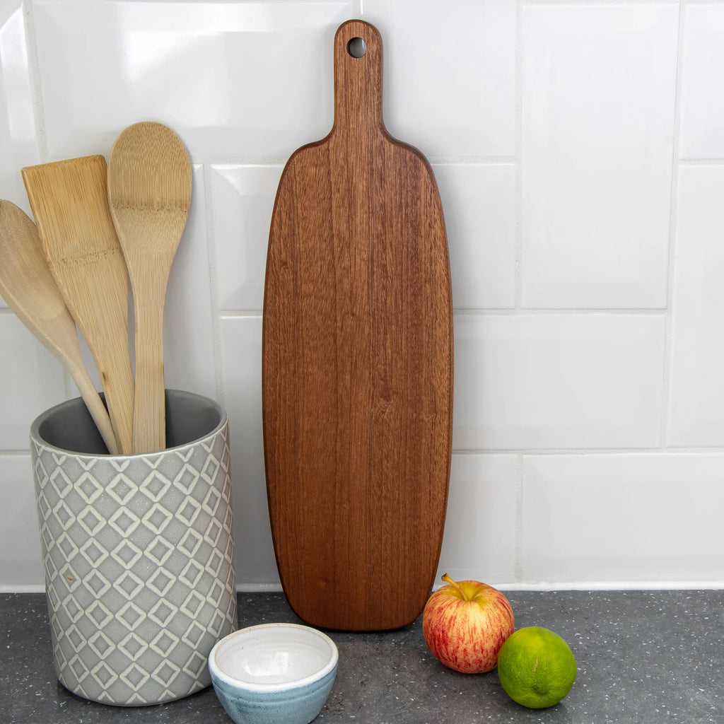 A Solid Sapele Platter Chopping Board from Dust Shack for sale at Mostyn