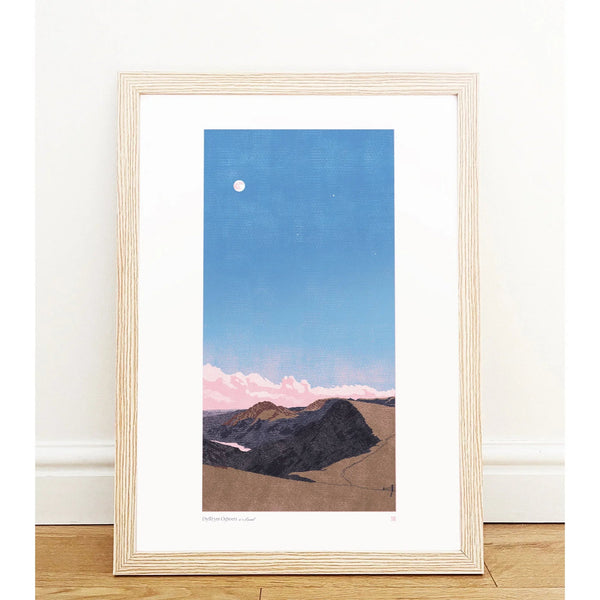 Dyffryn Ogwen Welsh Astrometry Art Print by Full Of Stars for sale at Mostyn