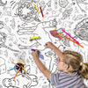 Amazing Animals Giant Colouring In Poster Tablecloth from Eggnogg Colour In for sale at Mostyn