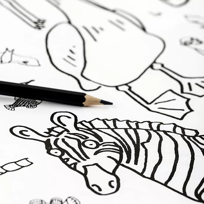 Amazing Animals Giant Colouring In Poster Tablecloth from Eggnogg Colour In for sale at Mostyn