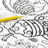 Teatime Giant Colouring In Poster Tablecloth from Eggnogg Colour In for sale at Mostyn