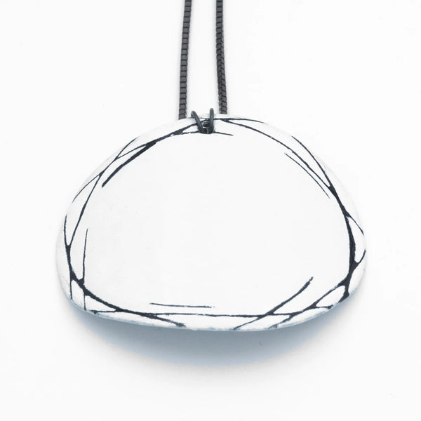 Enamel Marked Pendant by Mizuki Takahashi for sale at Mostyn