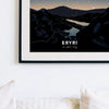 Eryri Blue Night Sky Welsh Astrometry Art Print by Full Of Stars for sale at Mostyn