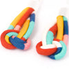 Fairground Follies Knot Drop Fabric Earrings from Bunny Bosworth for sale at Mostyn