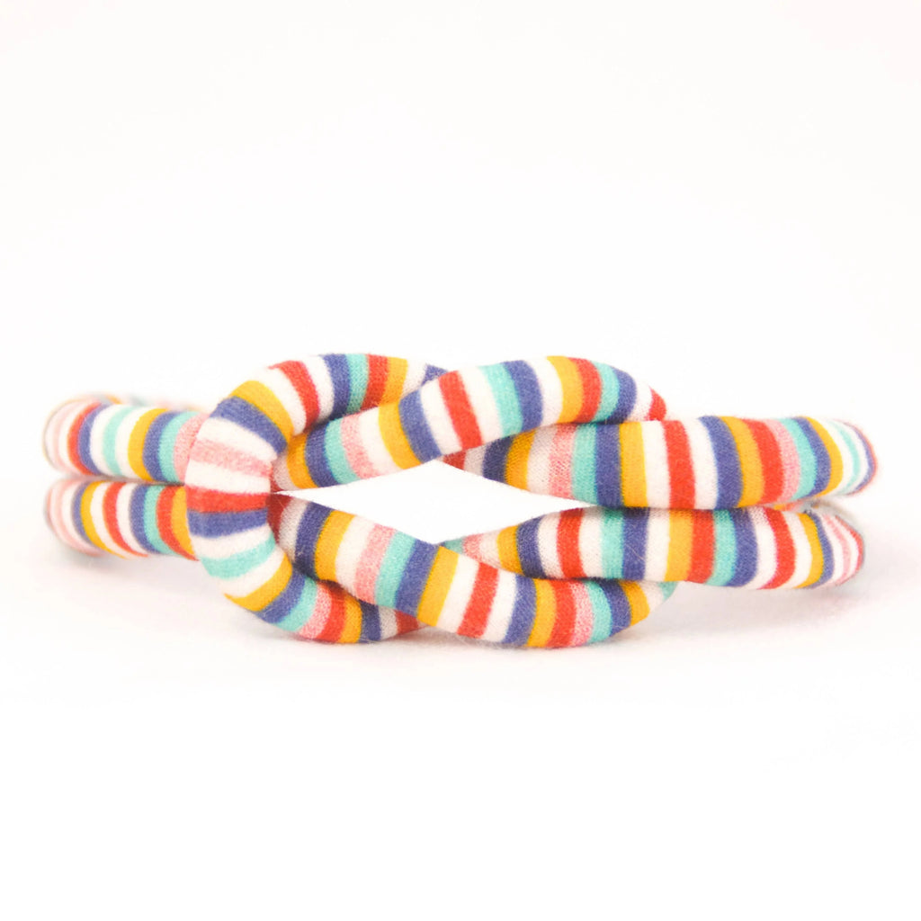 Fairground Follies Reef Knot Fabric Bracelet from Bunny Bosworth for sale at Mostyn