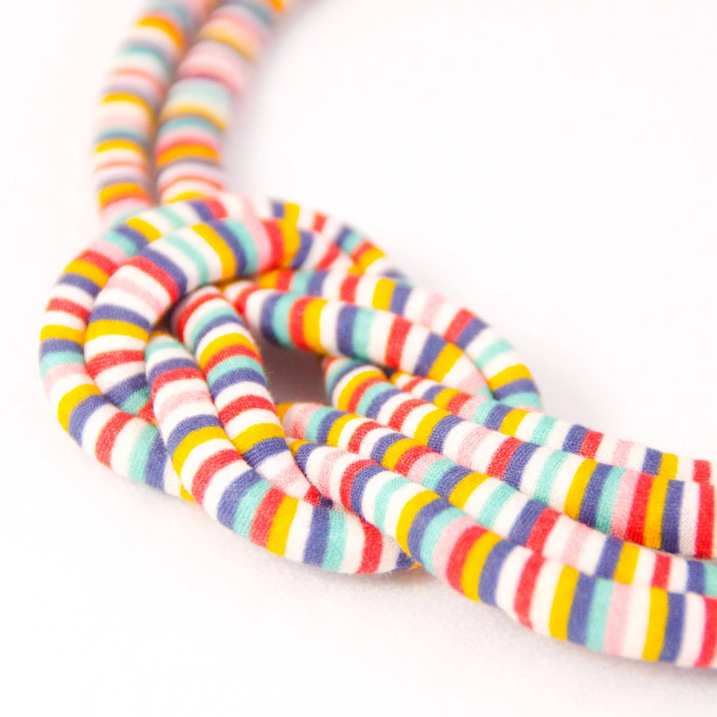 Fairground Follies Reef Knot Fabric Necklace from Bunny Bosworth for sale at Mostyn