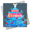 Fairy on a Christmas Tree Christmas Card from Claire Giles Cards for sale at Mostyn