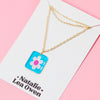 Floral Charm Pendant Necklace by Natalie Lea Owens for sale at Mostyn