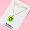 Floral Charm Pendant Necklace by Natalie Lea Owens for sale at Mostyn