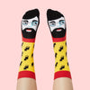 Footloose Lautrec Adult 9-12 Artist Socks from Chatty Feet for sale at Mostyn