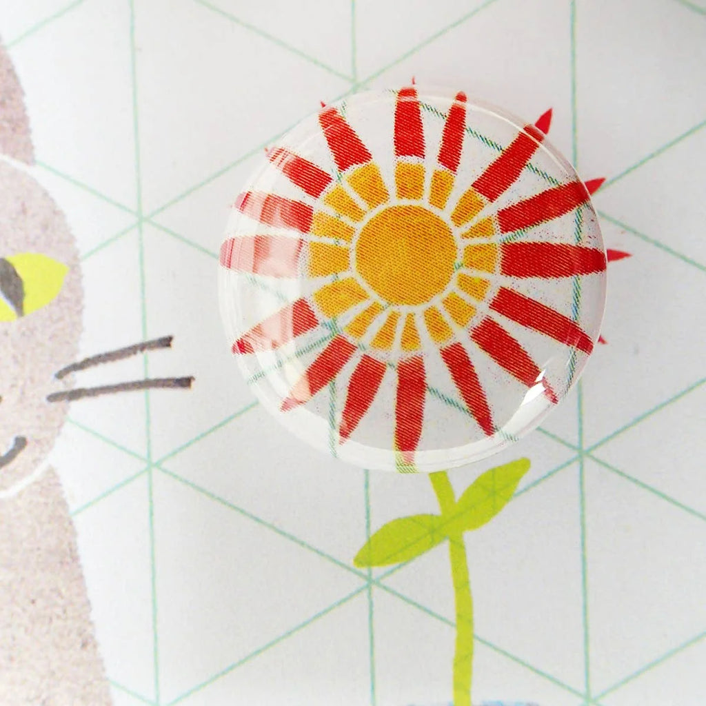 For You Cat Greeting Card with Badge by The Black Rabbit for sale at Mostyn