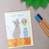 For You Cat Greeting Card with Badge by The Black Rabbit for sale at Mostyn